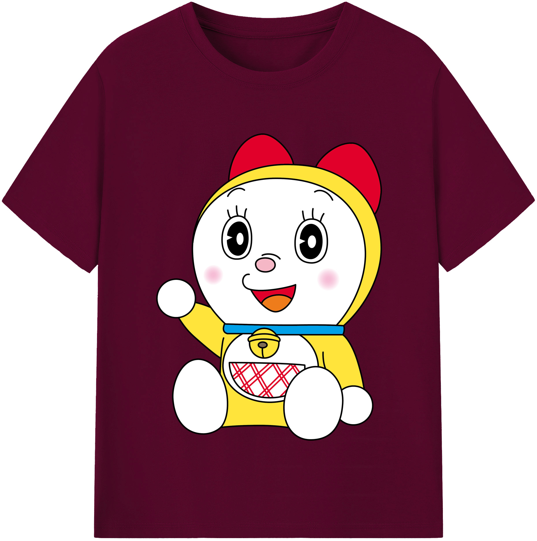 （画像用） ドラえもん ドラミ Doraemon Dorami レディースカジュアルプリントTシャツ（綿100％）